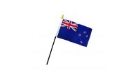 New Zealand 4x6in Stick Flag