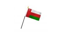 Oman 4x6in Stick Flag