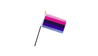 Omnisexual 4x6in Stick Flag