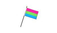 Polysexual 4x6in Stick Flag