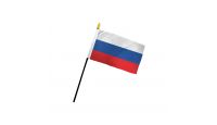 Russia 4x6in Stick Flag