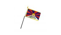 Tibet 4x6in Stick Flag