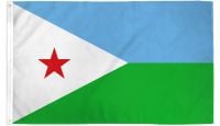 Djibouti  Printed Polyester Flag 3ft by 5ft