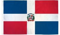 Dominican Republic Printed Polyester Flag 2ft by 3ft