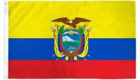 Ecuador Printed Polyester Flag 2ft by 3ft