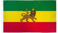 Ethiopia Lion    Printed Polyester Flag 3ft by 5ft