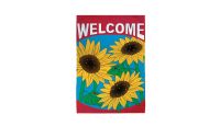 Welcome (Sunflowers) Garden Flag (28x40in)