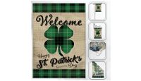 H&G Studios St. Patrick's Day (Welcome) 12x18in Garden Flag