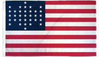 33 Stars Printed Polyester Flag 3ft by 5ft