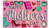 Happy Mother's Day (Pink) Flag 3x5ft Poly