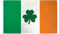 Ireland Clover  Printed Polyester Flag 3ft by 5ft