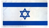 Israel   Printed Polyester Flag 3ft by 5ft