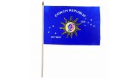 Key West (Conch Republic)  12x18in Stick Flag