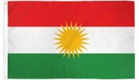 Kurdistan  Printed Polyester Flag 3ft by 5ft