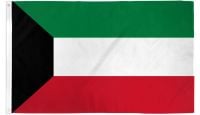 Kuwait Printed Polyester Flag 2ft by 3ft