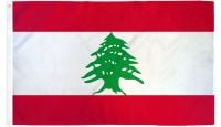 Lebanon  Printed Polyester Flag 3ft by 5ft