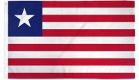 Liberia Printed Polyester Flag 2ft by 3ft