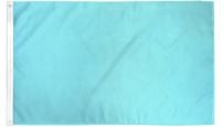 Light Blue Solid Color Printed Polyester Flag 3ft by 5ft