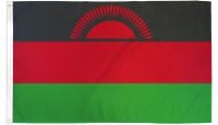 Malawi Printed Polyester Flag 2ft by 3ft