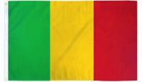 Mali    Printed Polyester Flag 3ft by 5ft