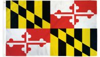 Maryland Printed Polyester Flag 2ft by 3ft