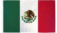 Mexico    Printed Polyester Flag 3ft by 5ft