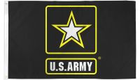 US Army Star Printed Polyester Flag 2ft by 3ft