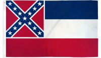 Mississippi 1894 Printed Polyester Flag 3ft by 5ft