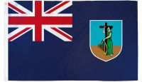 Montserrat  Printed Polyester Flag 3ft by 5ft