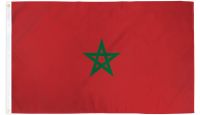 Morocco Printed Polyester Flag 2ft by 3ft