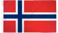 Norway Printed Polyester Flag 2ft by 3ft