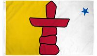 Nunavut  Printed Polyester Flag 3ft by 5ft