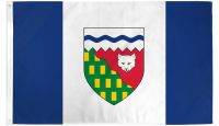 Northwest Territories  Printed Polyester Flag 3ft by 5ft
