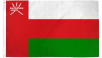 Oman Printed Polyester Flag 2ft by 3ft