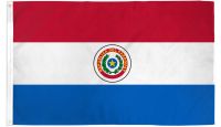 Paraguay Printed Polyester Flag 2ft by 3ft