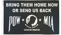 POW-MIA  Home Printed Polyester Flag 3ft by 5ft