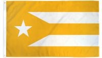 Puerto Rico (Gold) Flag 3x5ft Poly