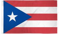 Puerto Rico Printed Polyester Flag Size 4ft by 6ft