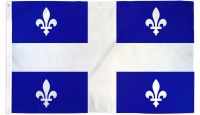 Quebec  Printed Polyester Flag 3ft by 5ft