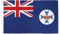 Queensland  Printed Polyester Flag 3ft by 5ft