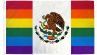 Mexico Rainbow  Printed Polyester Flag 3ft by 5ft