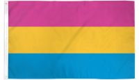 Pansexual  Printed Polyester Flag Size 4ft by 6ft