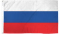 Russia Printed Polyester Flag 2ft by 3ft