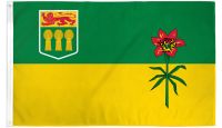 Saskatchewan  Printed Polyester Flag 3ft by 5ft