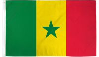 Senegal Printed Polyester Flag 2ft by 3ft