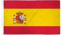 Spain Printed Polyester Flag 2ft by 3ft