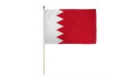 Bahrain 12x18in Stick Flag