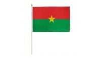 Burkina Faso 12x18in Stick Flag