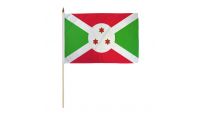 Burundi 12x18in Stick Flag