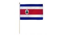 Costa Rica 12x18in Stick Flag